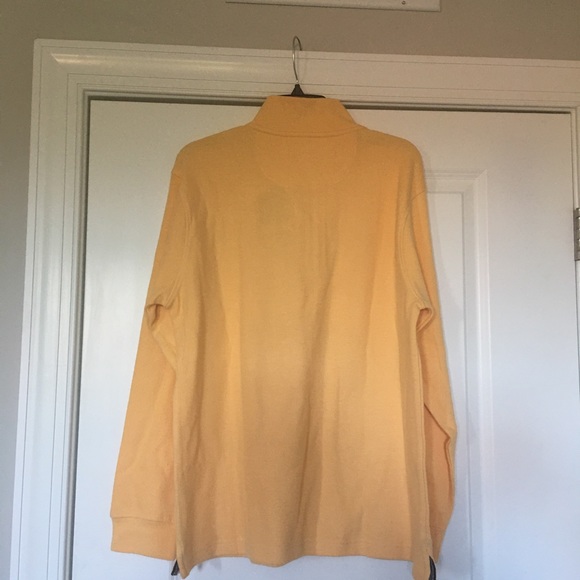NWT Alan Flusser Men’s Yellow Sweater Pullover - Picture 5 of 16